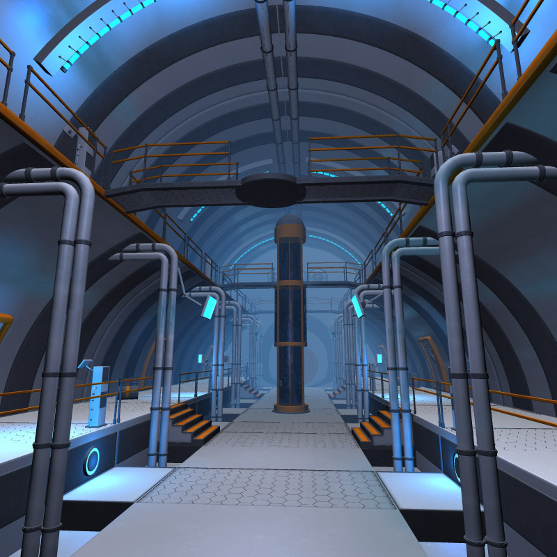Sci Fi hall by N/A