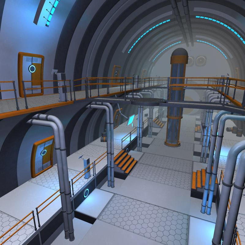 Sci Fi hall by N/A