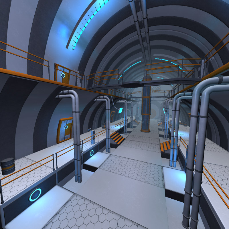 Sci Fi hall by N/A
