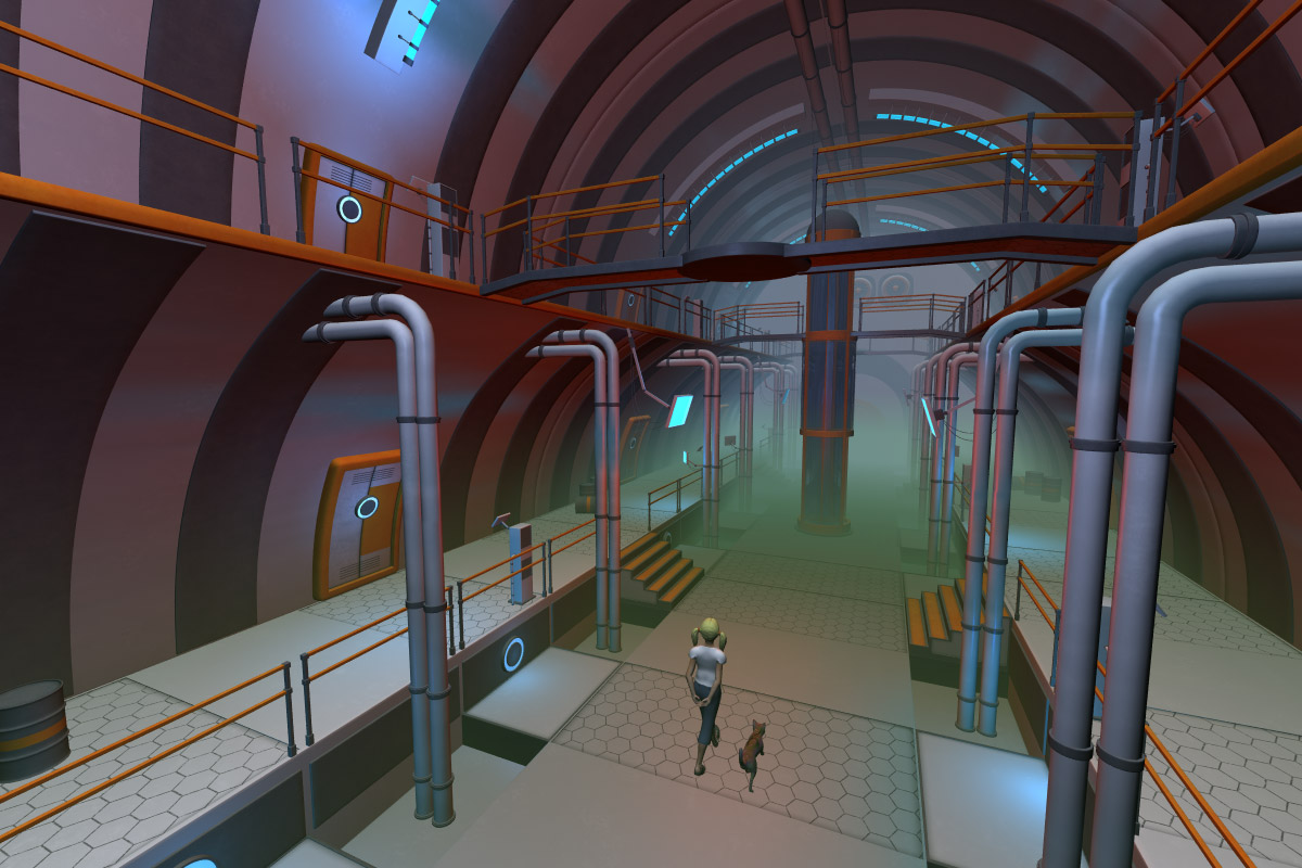 Sci Fi hall by N/A