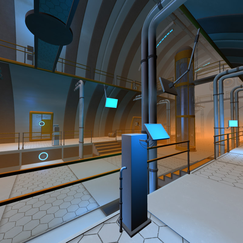 Sci Fi hall by N/A