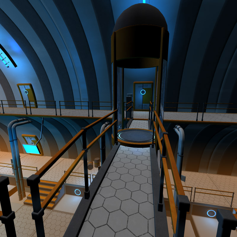 Sci Fi hall by N/A