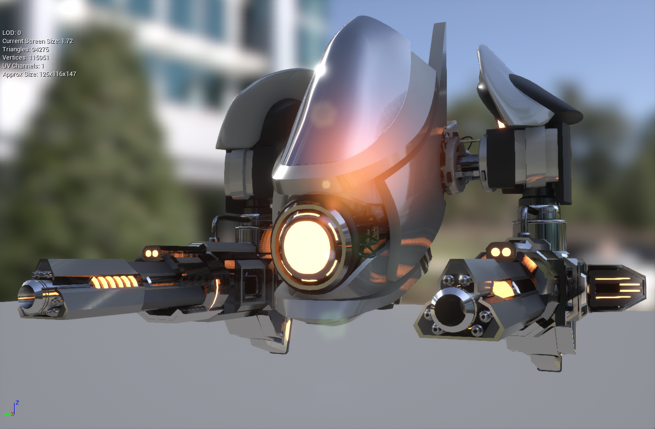 Sci-fi Drone prototype by N/A