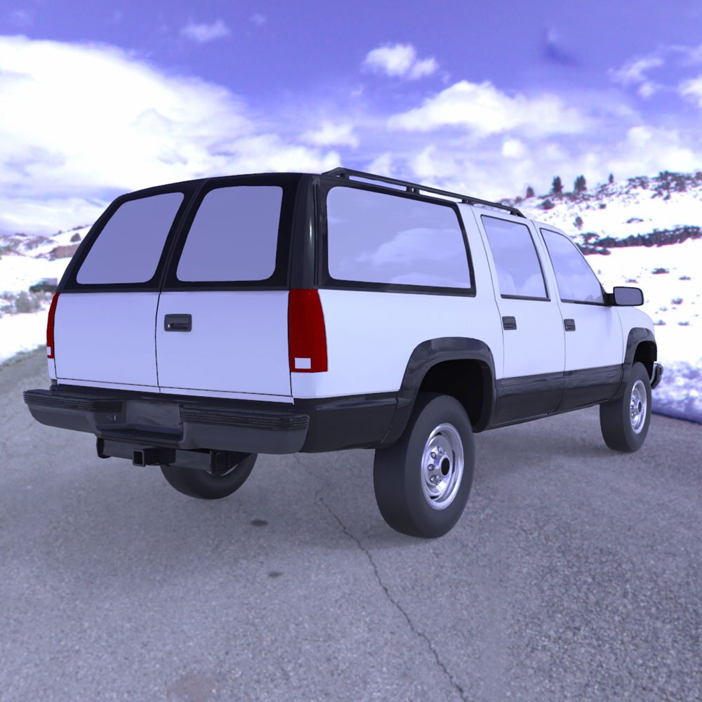 Chevrolet Suburban 1998 - 3ds and obj - Extended License by N/A