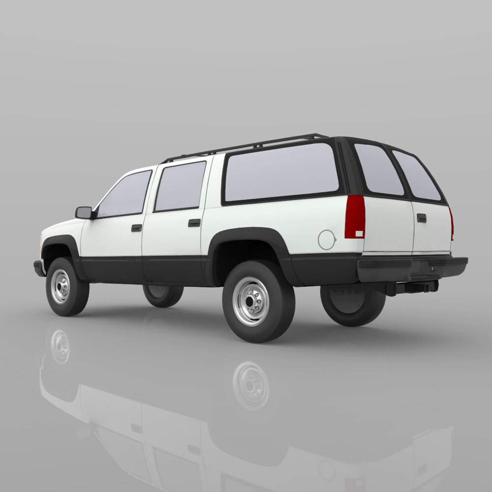 Chevrolet Suburban 1998 - 3ds and obj - Extended License by N/A
