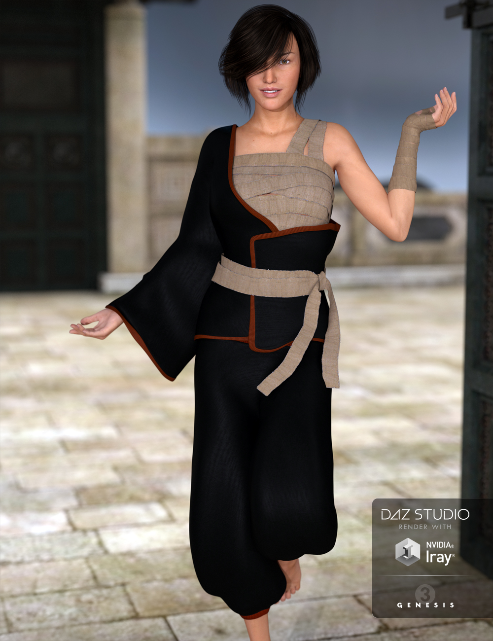 Eastern Wanderer for Genesis 3 Females by N/A