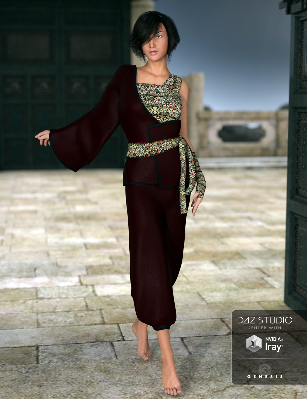 Eastern Wanderer for Genesis 3 Females by N/A