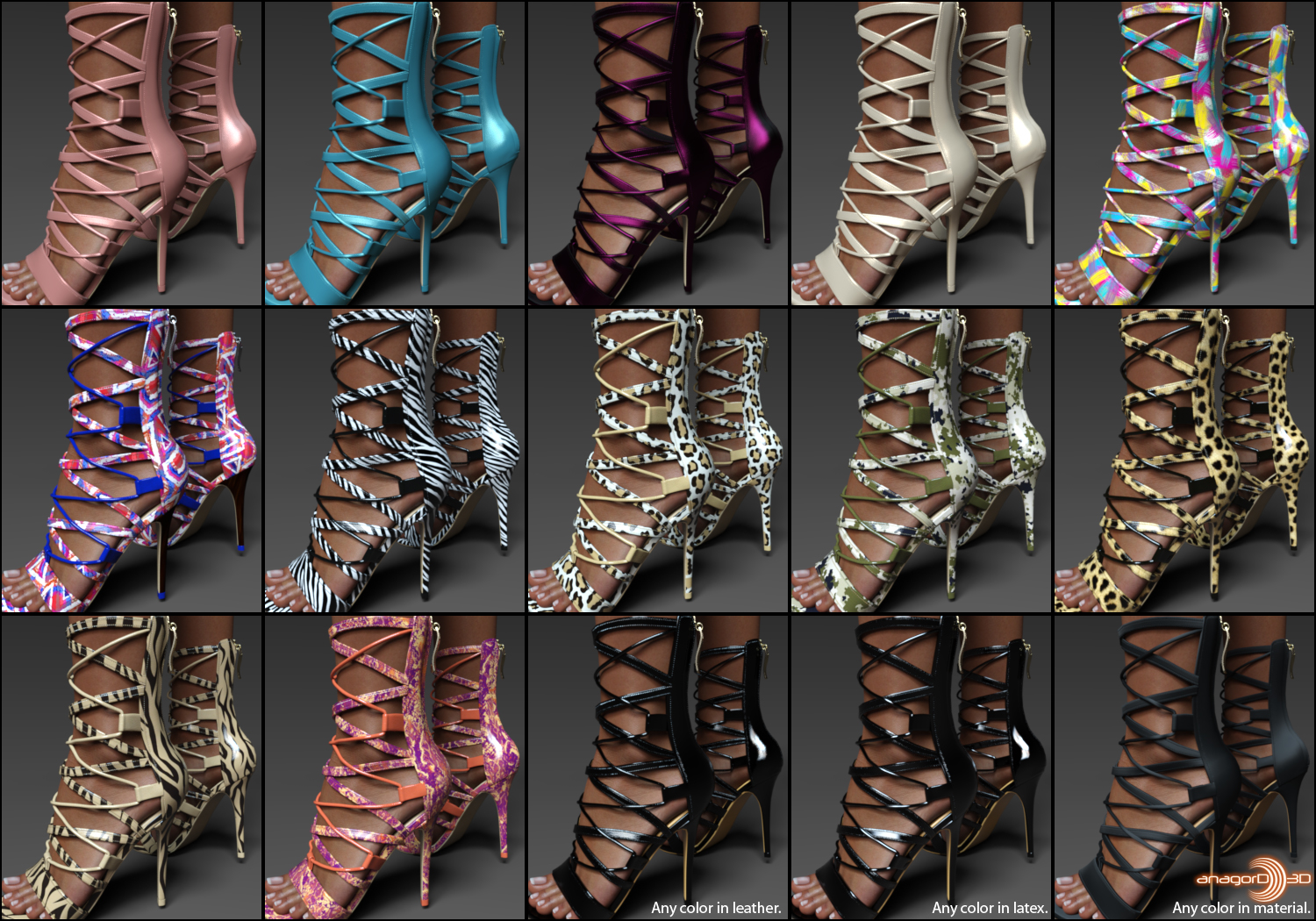 Alisia Heels for Genesis 8 Females by N/A
