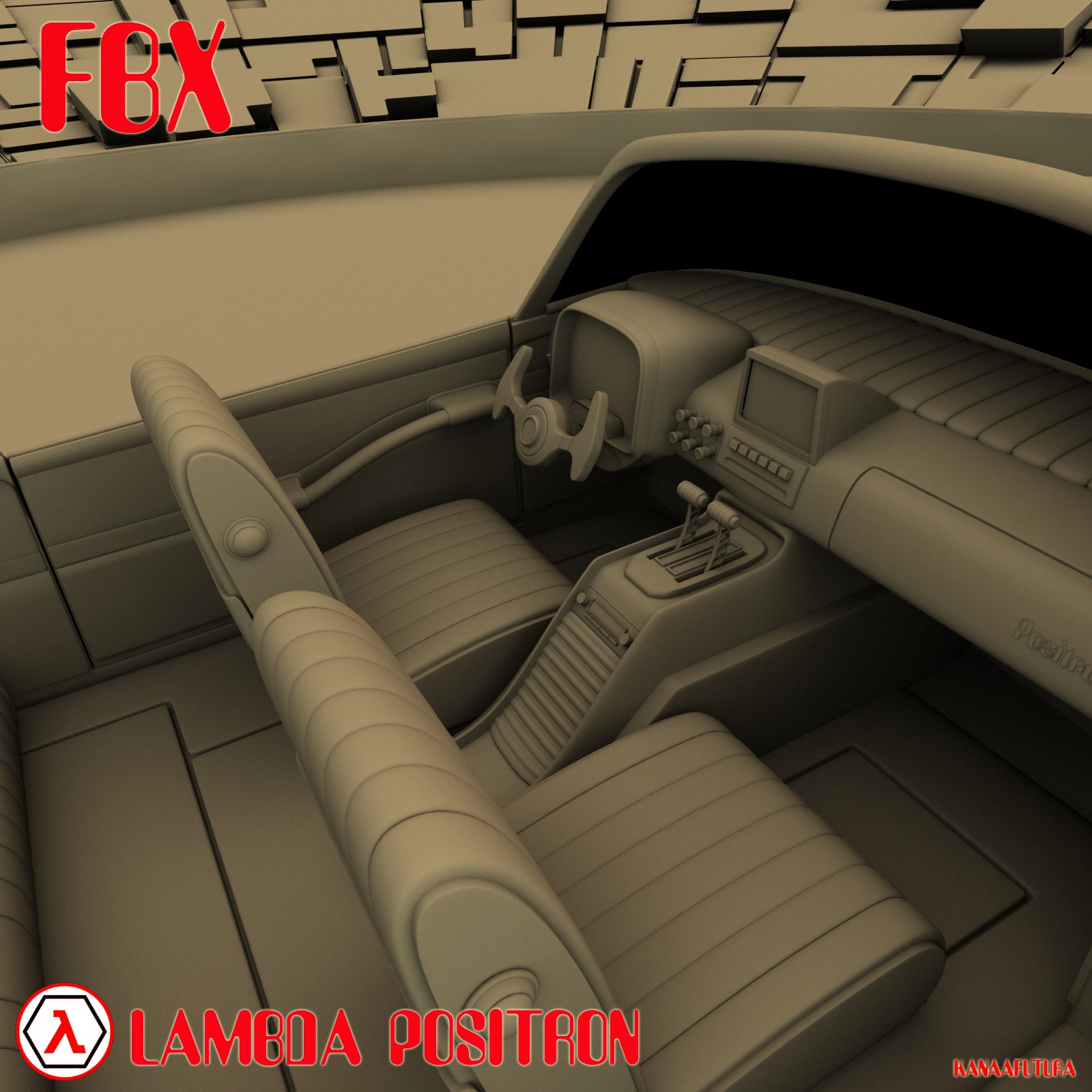 Lambda Positron FBX  - Extended License by N/A
