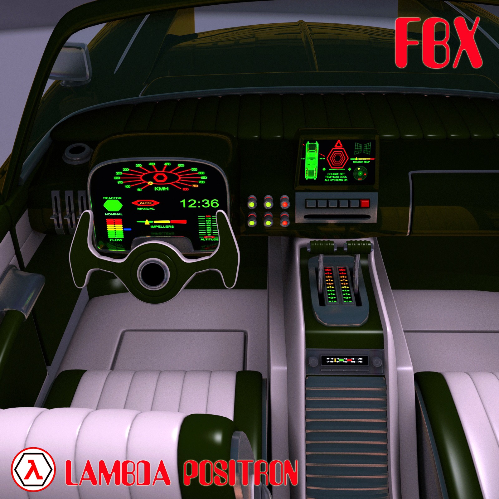 Lambda Positron FBX  - Extended License by N/A
