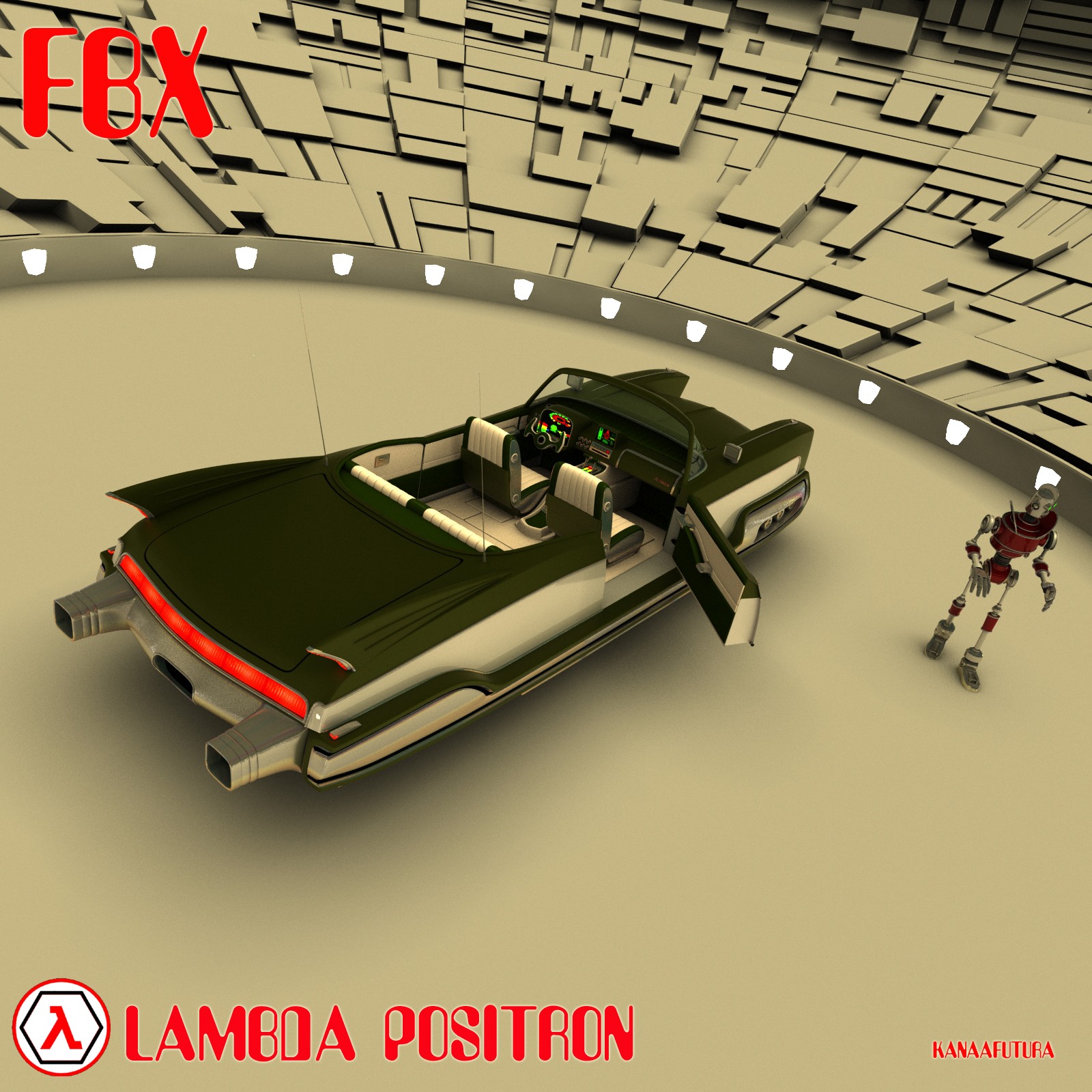 Lambda Positron FBX  - Extended License by N/A