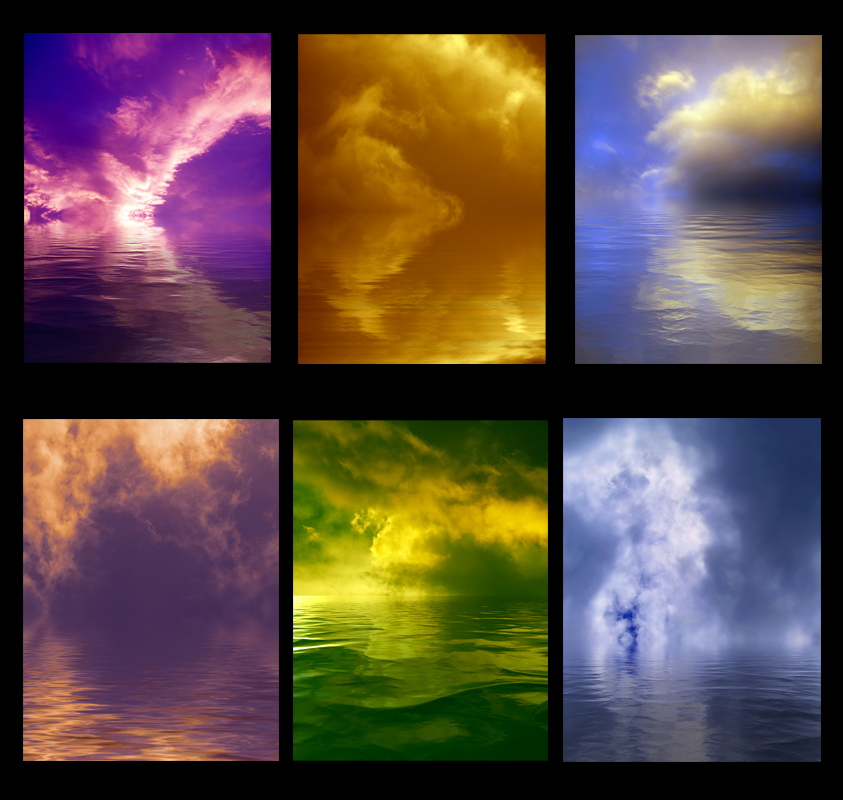Prae-Water and Clouds Fantasy Backgrounds 2 by N/A
