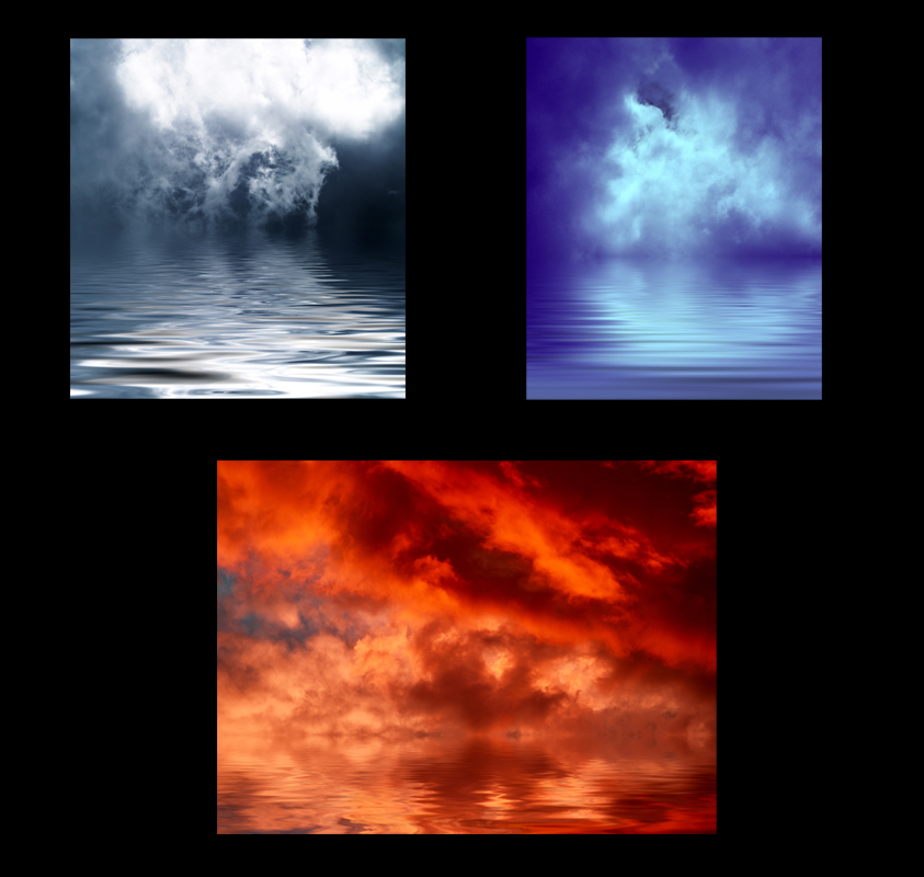 Prae-Water and Clouds Fantasy Backgrounds 2 by N/A