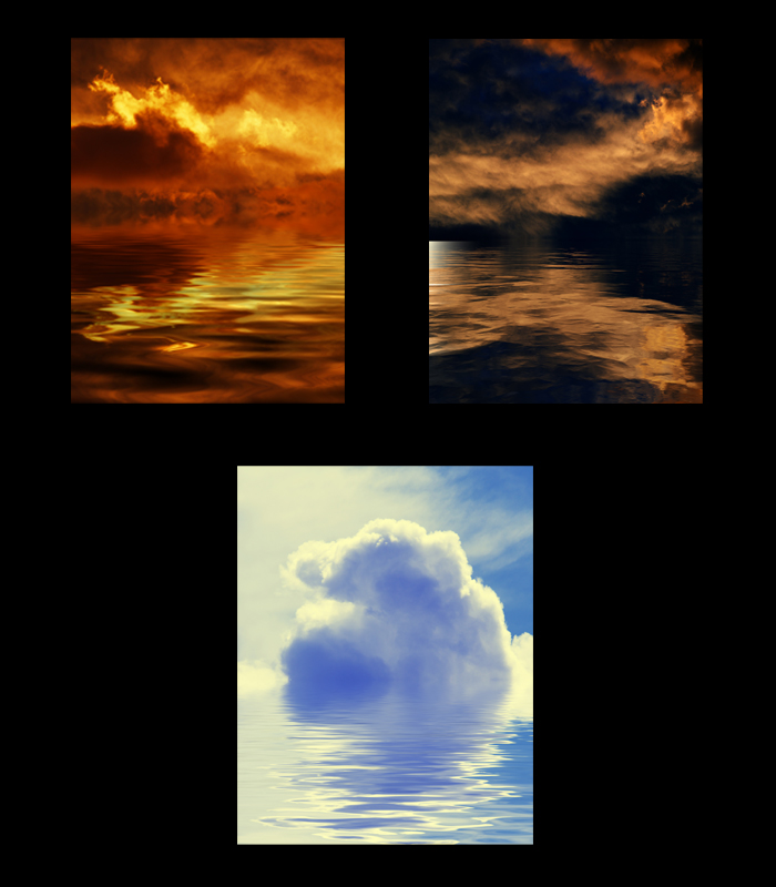 Prae-Water and Clouds Fantasy Backgrounds 2 by N/A
