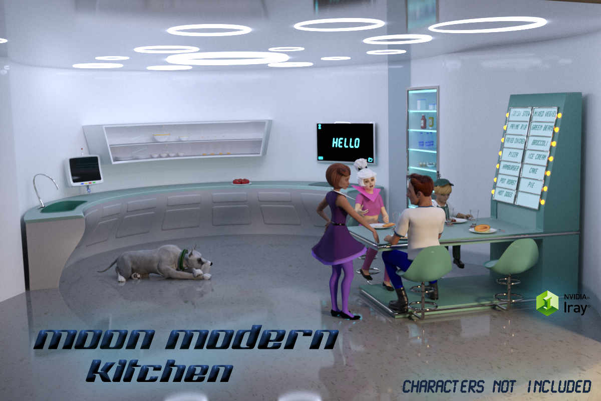 Moon Modern Kitchen by N/A