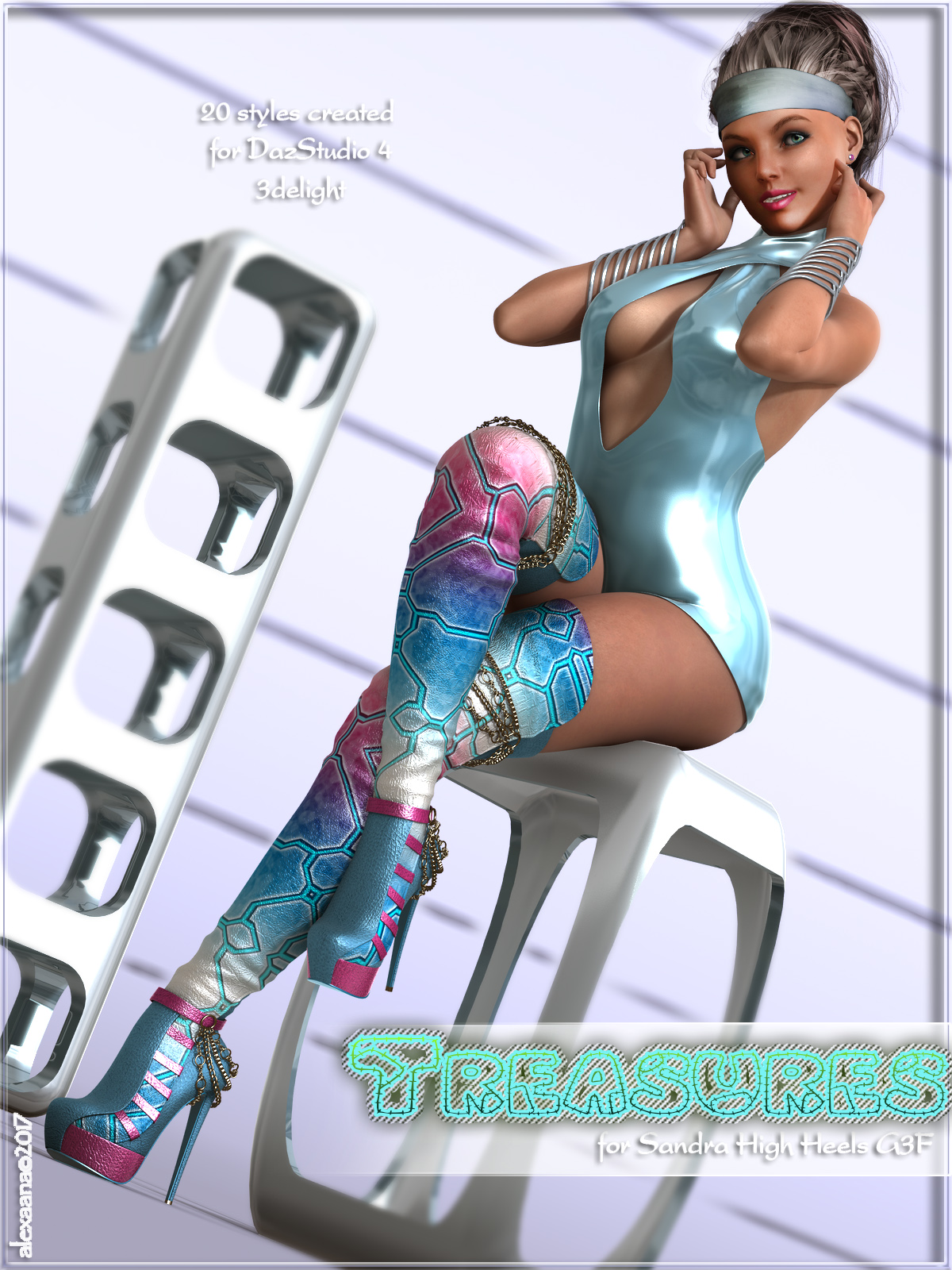 Treasures Sandra High boots G3F by N/A