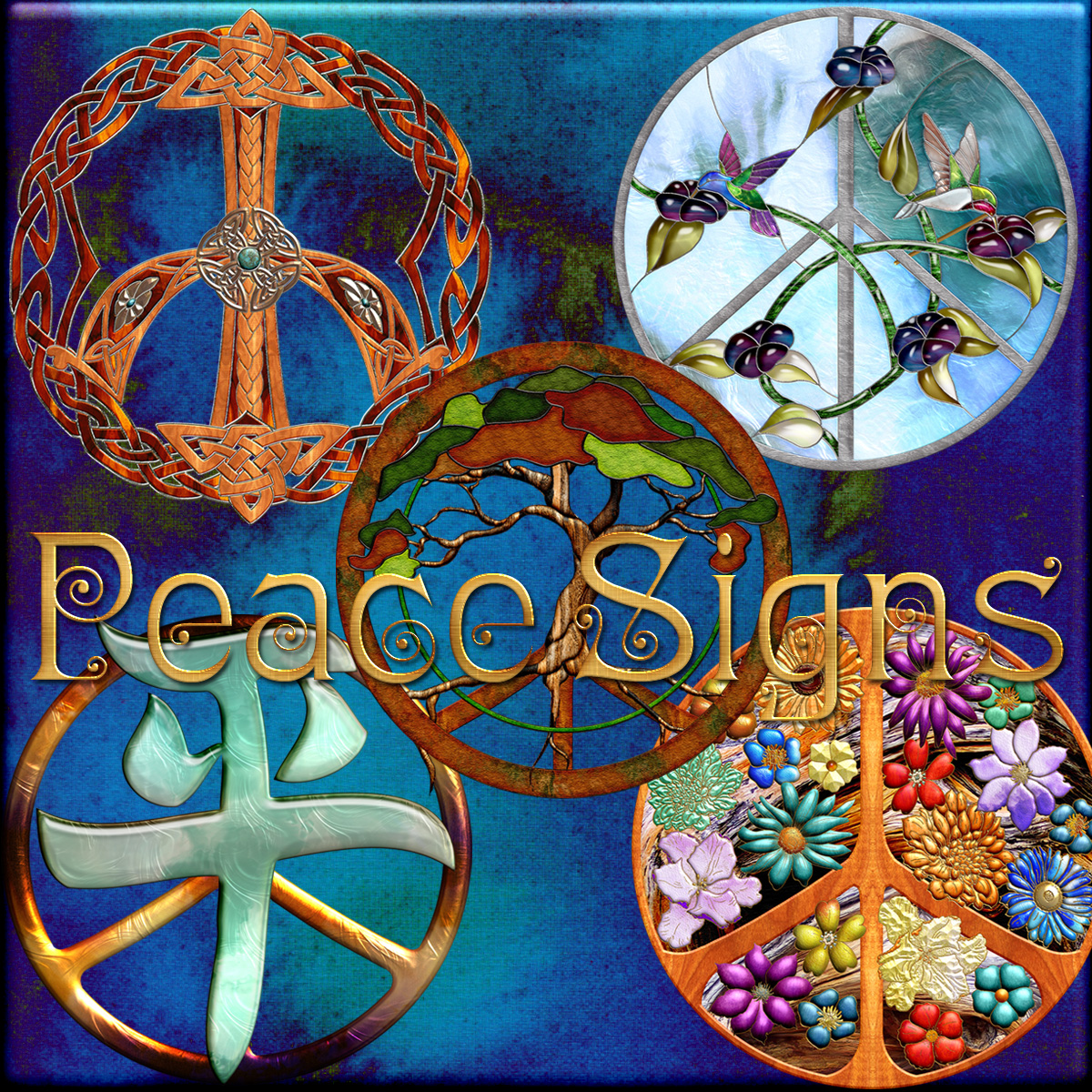 Harvest Moons Peace Signs by N/A