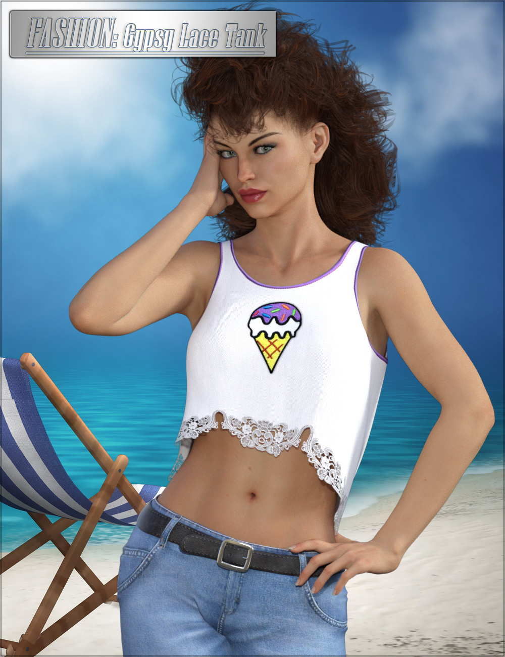 FASHION: Gypsy Lace Tank by N/A