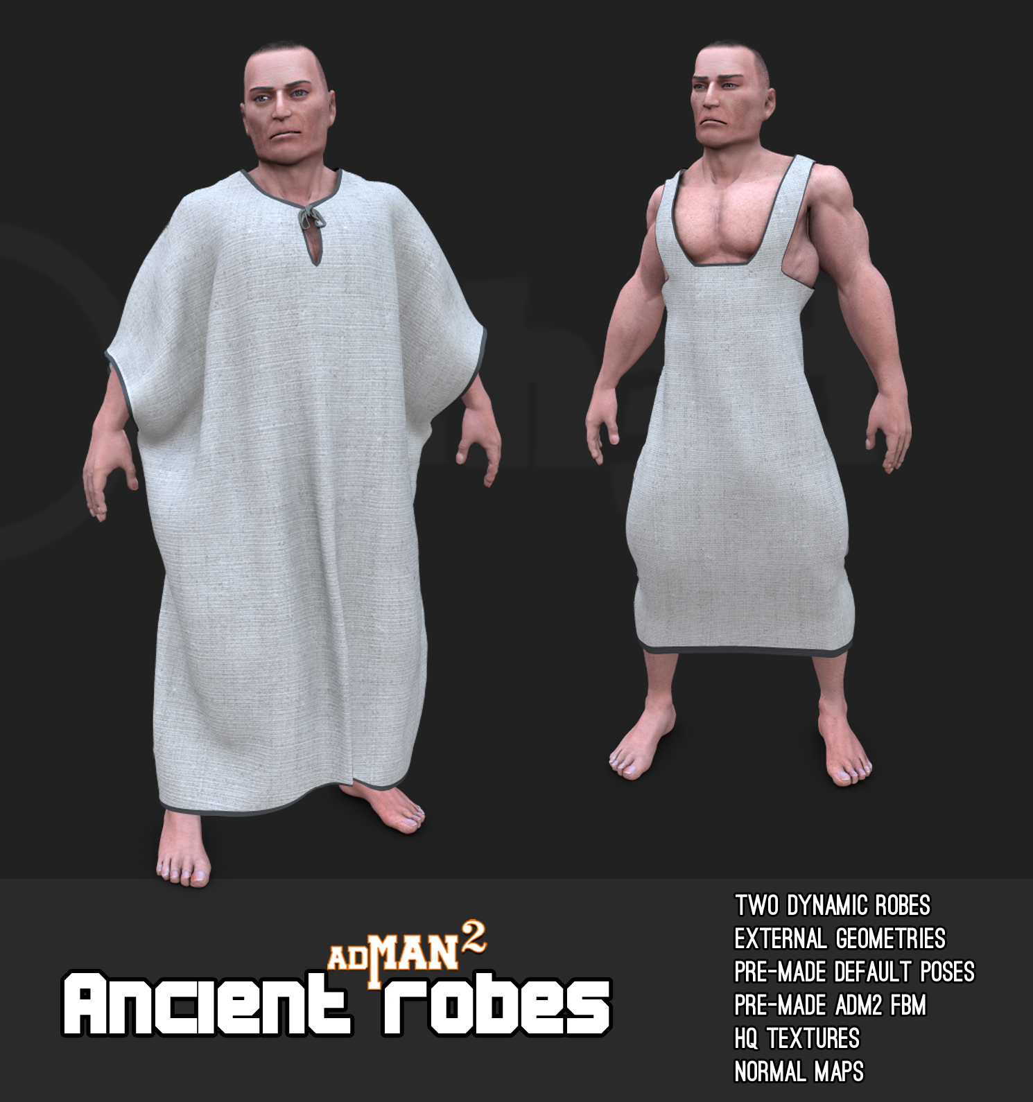 Ancient robes  For AdMan2 by N/A