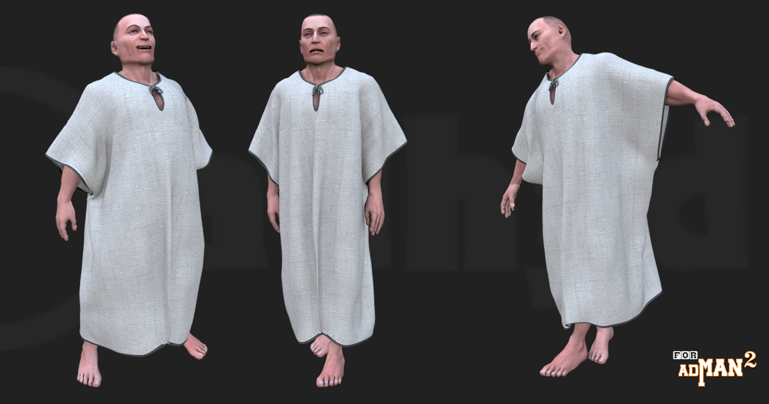 Ancient robes  For AdMan2 by N/A