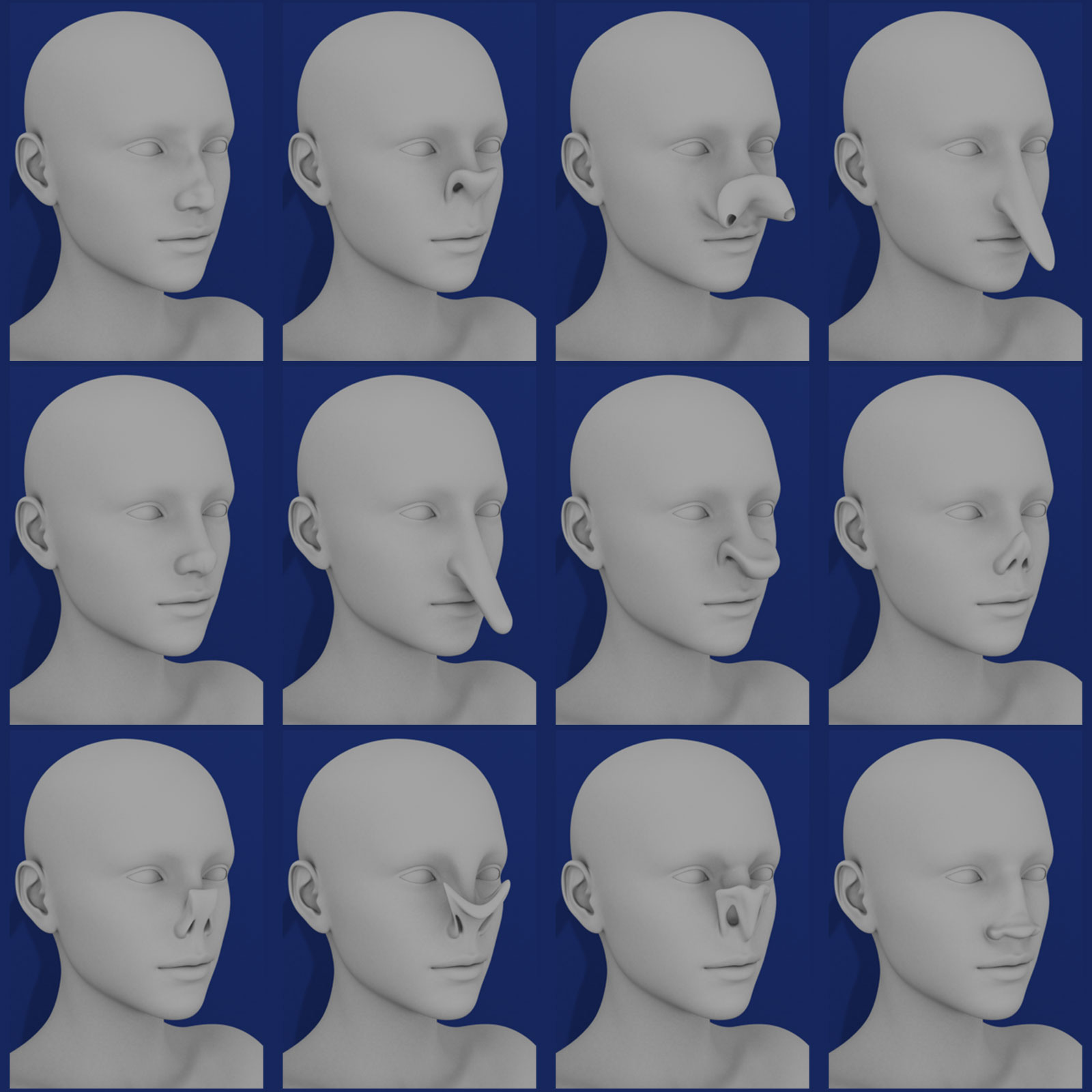 Nose Morphs for Genesis 3 Female by N/A