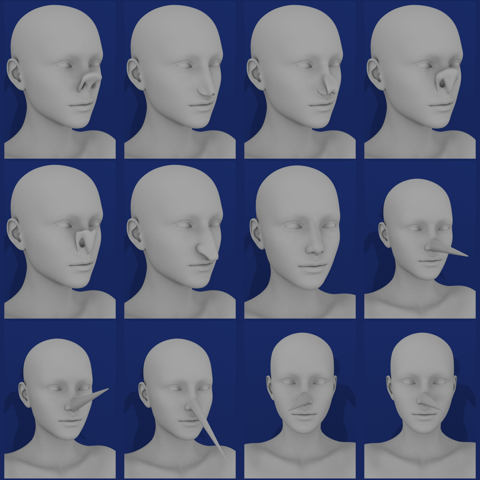 Nose Morphs for Genesis 3 Female by N/A
