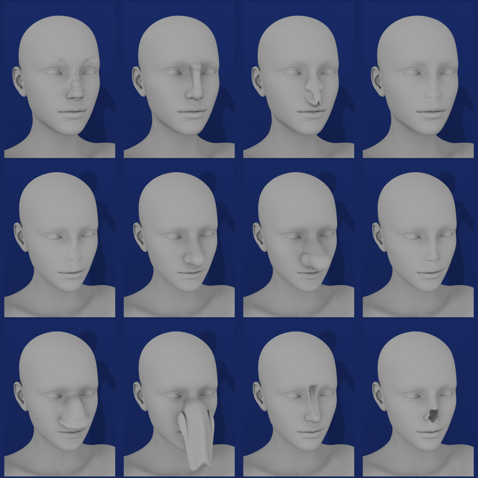 Nose Morphs for Genesis 3 Female by N/A