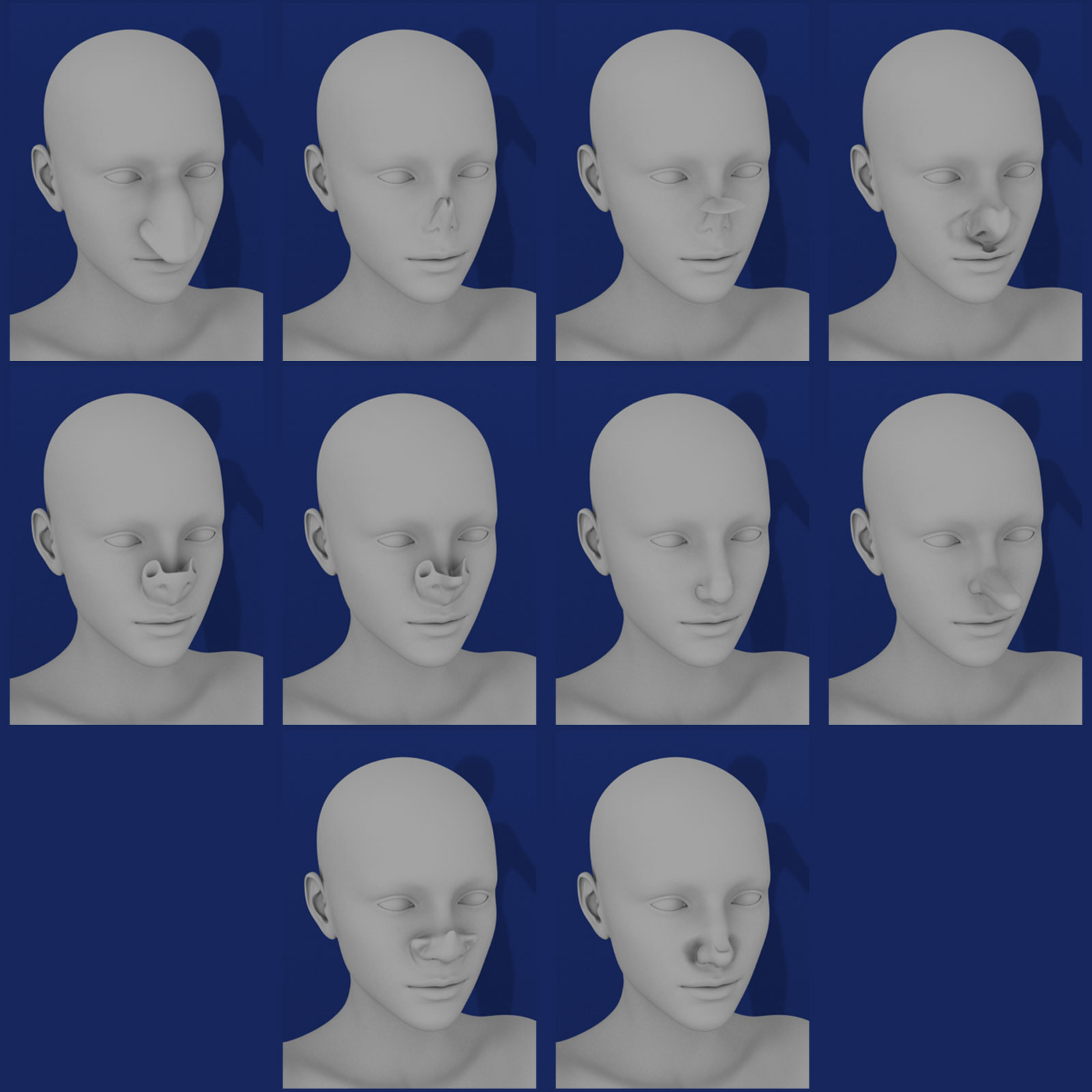 Nose Morphs for Genesis 3 Female by N/A