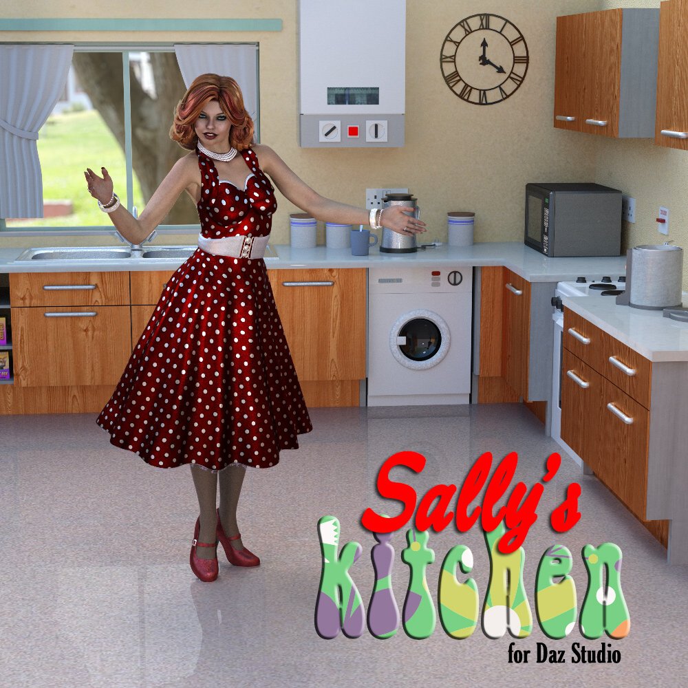 Sally`s Kitchen for DAZ Studio by N/A
