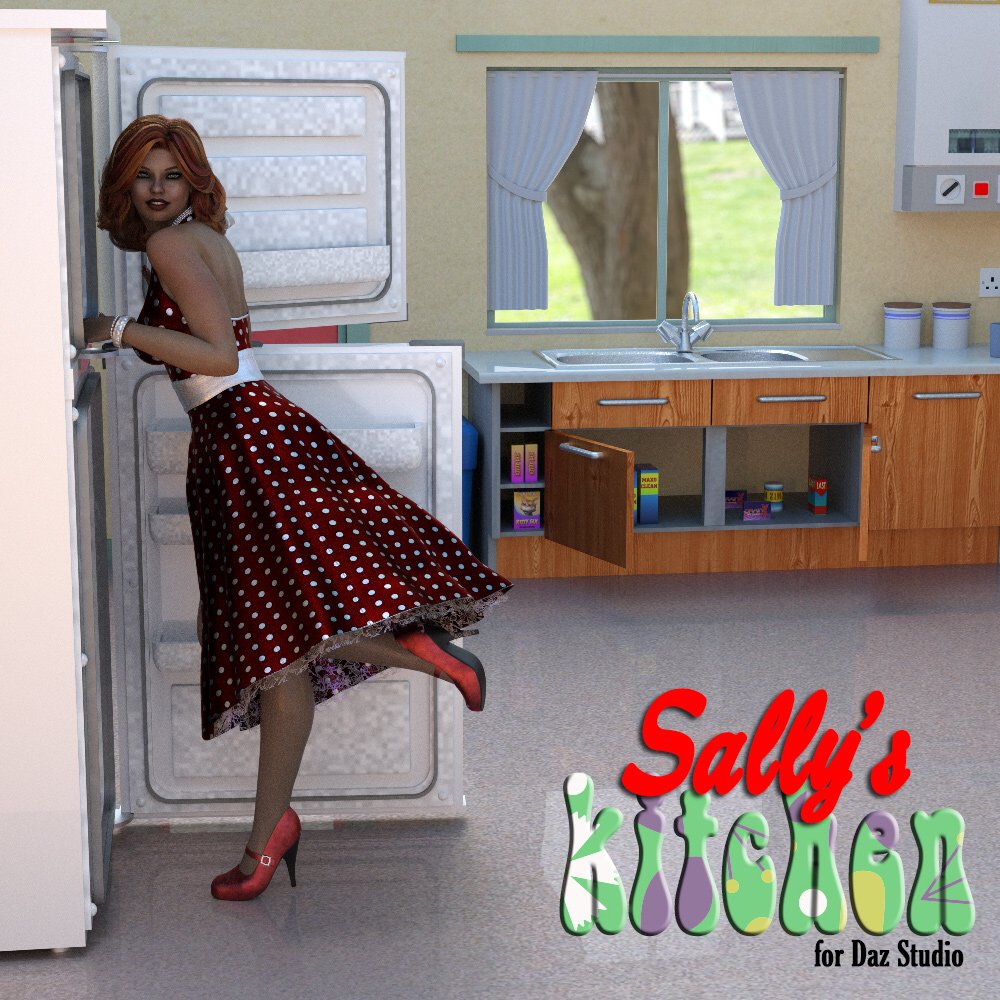 Sally`s Kitchen for DAZ Studio by N/A