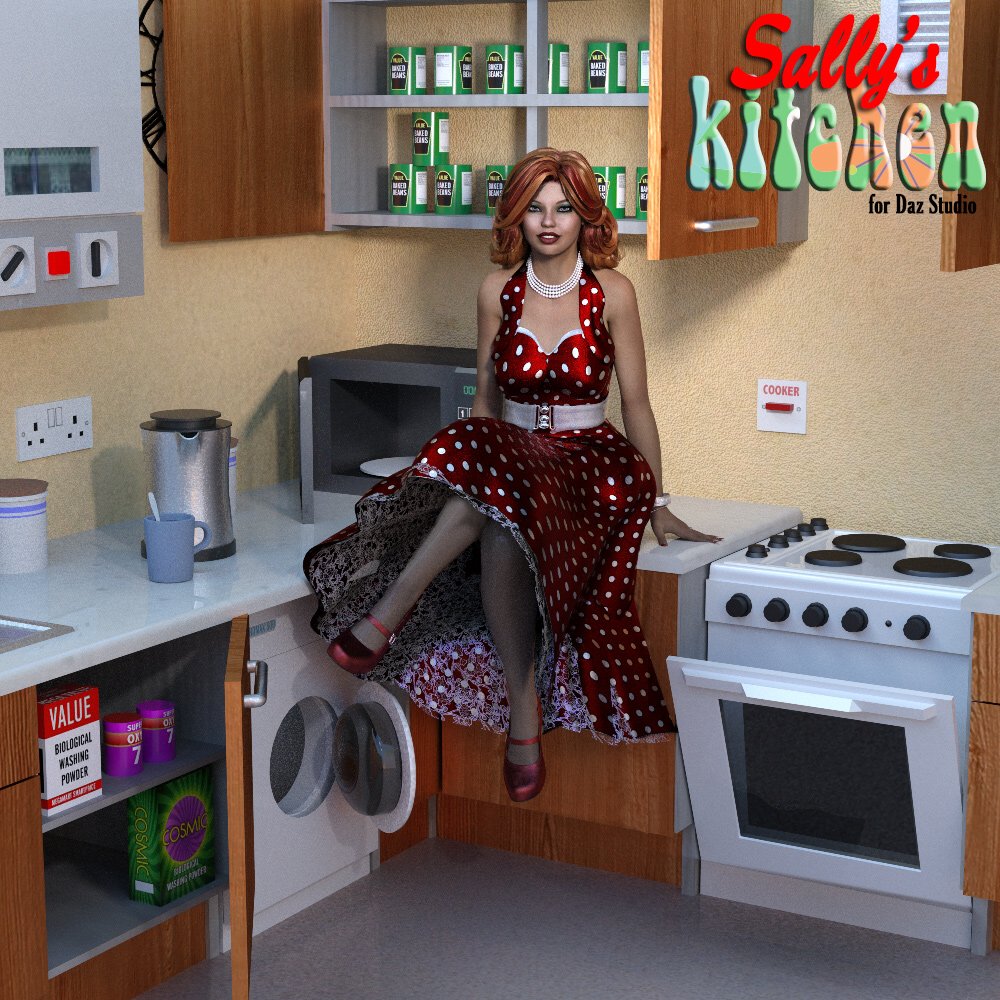 Sally`s Kitchen for DAZ Studio by N/A