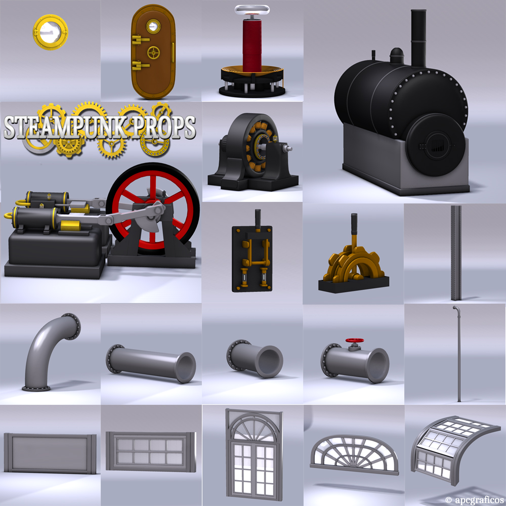 Steampunk Props by N/A