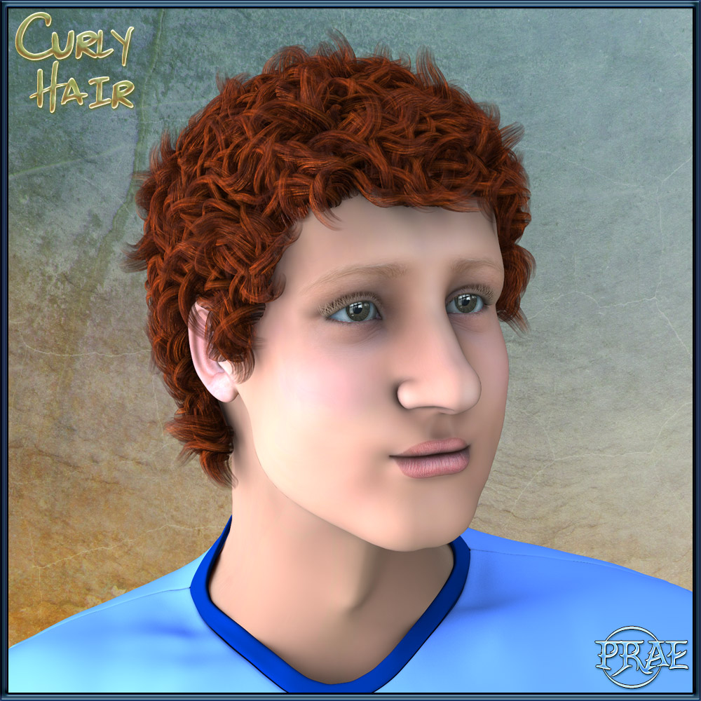 Prae-Curly hair For Raffael by N/A