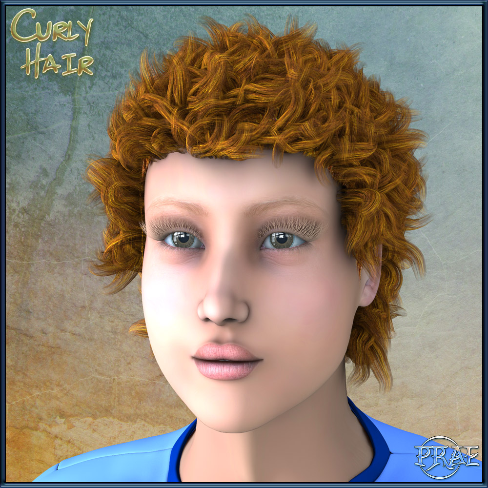 Prae-Curly hair For Raffael by N/A