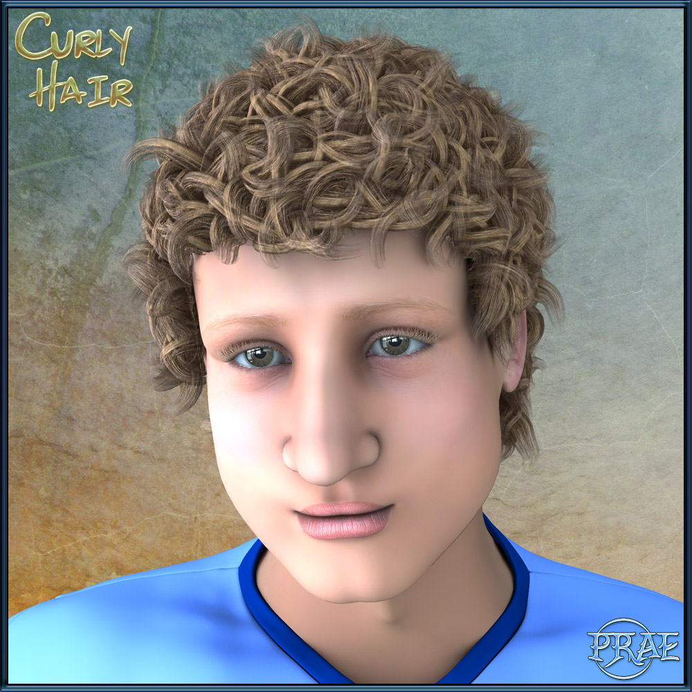 Prae-Curly hair For Raffael by N/A