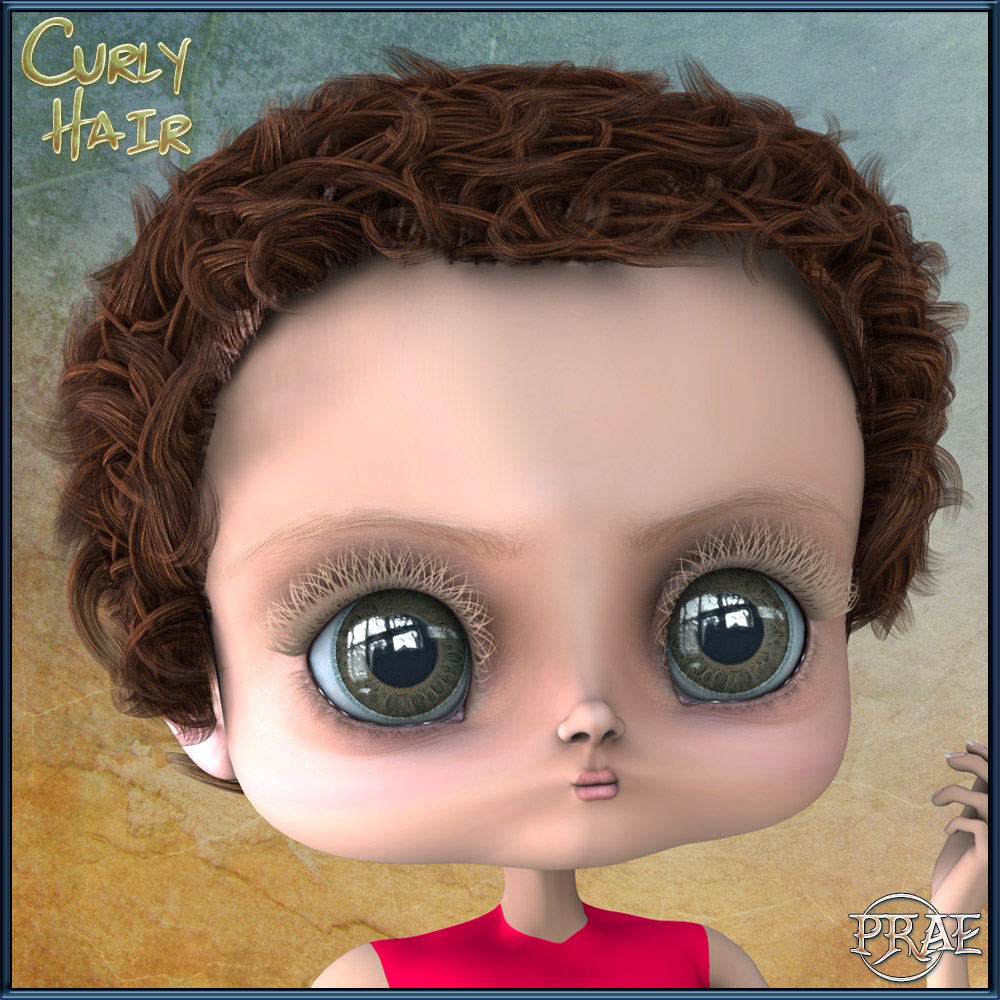 Prae-Curly hair For Raffael by N/A