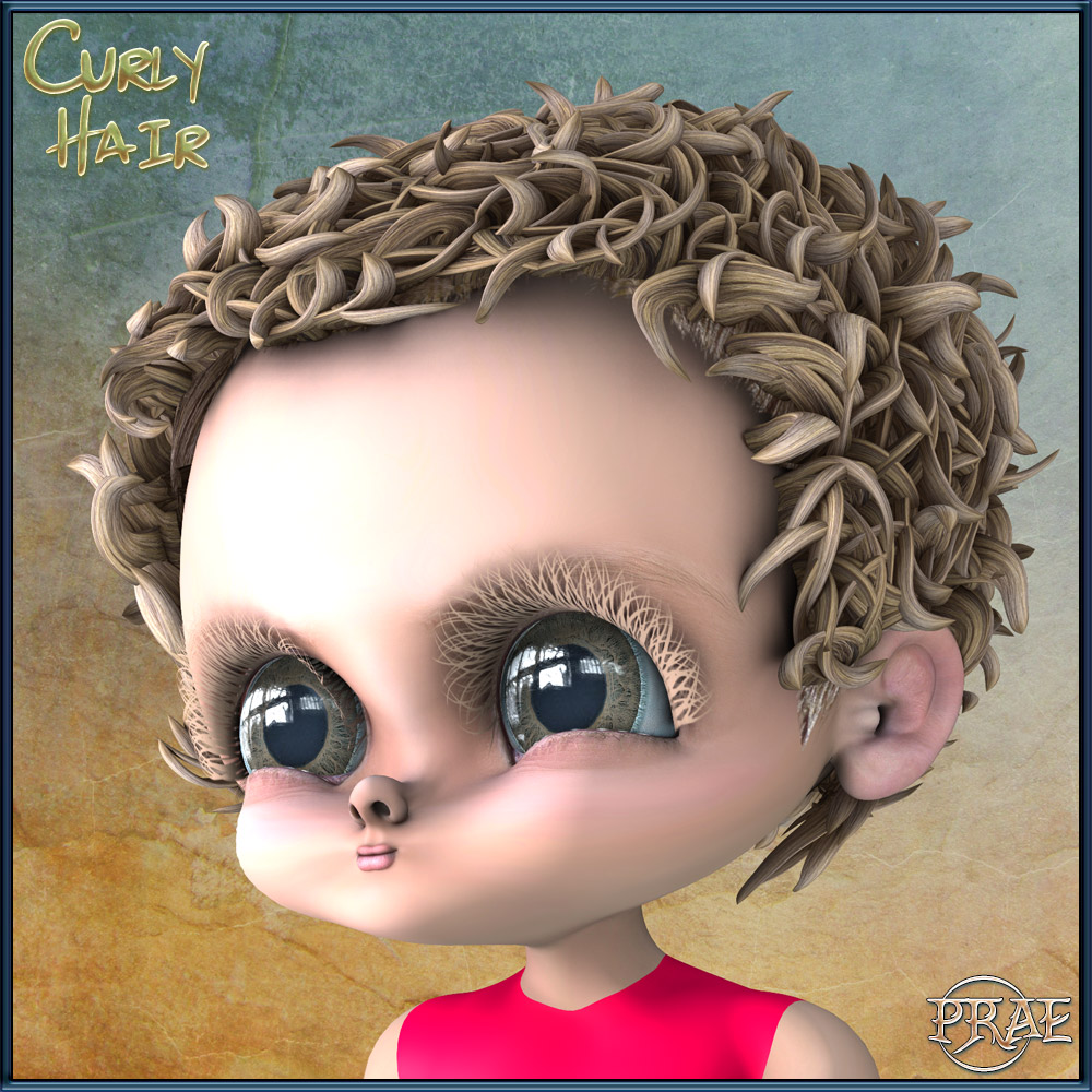 Prae-Curly hair For Raffael by N/A