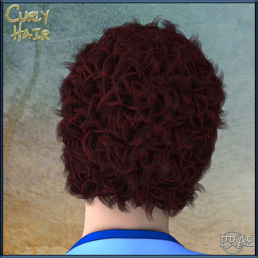 Prae-Curly hair For Raffael by N/A
