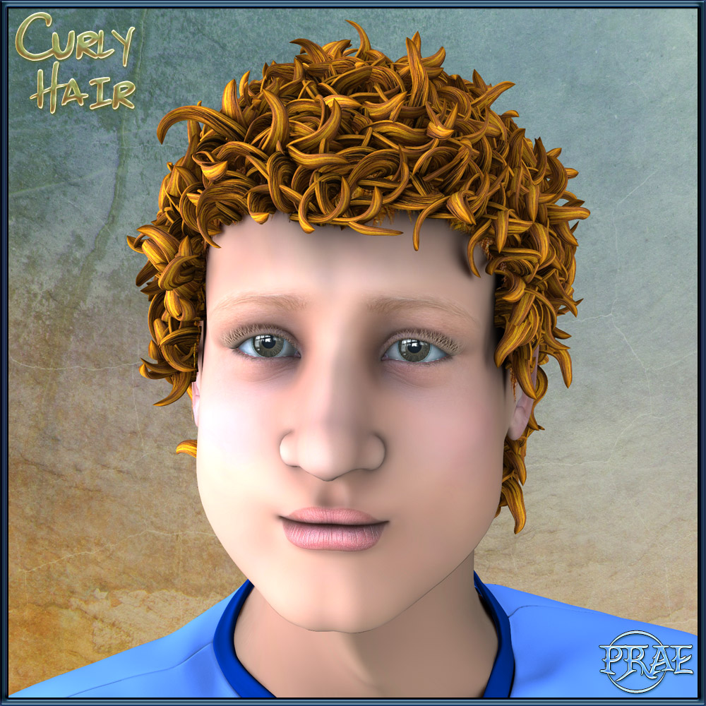 Prae-Curly hair For Raffael by N/A