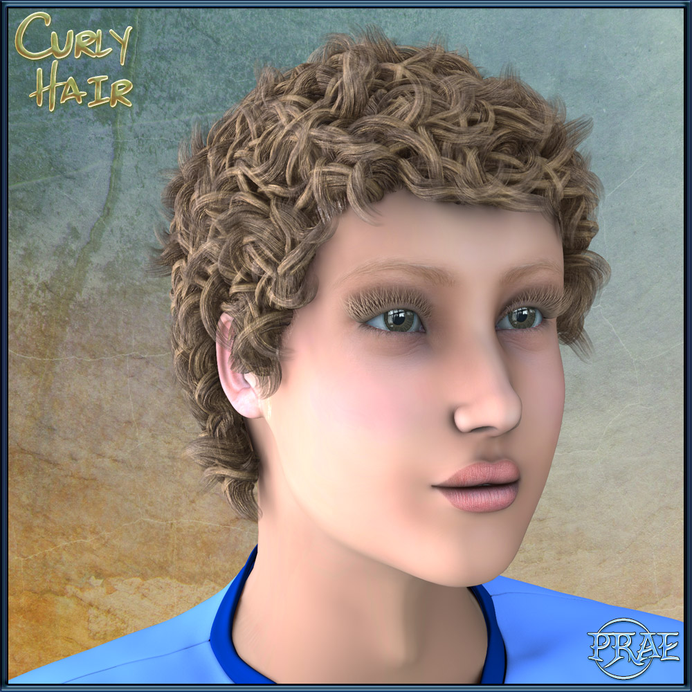Prae-Curly hair For Raffael by N/A