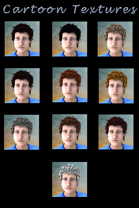 Prae-Curly hair For Raffael by N/A