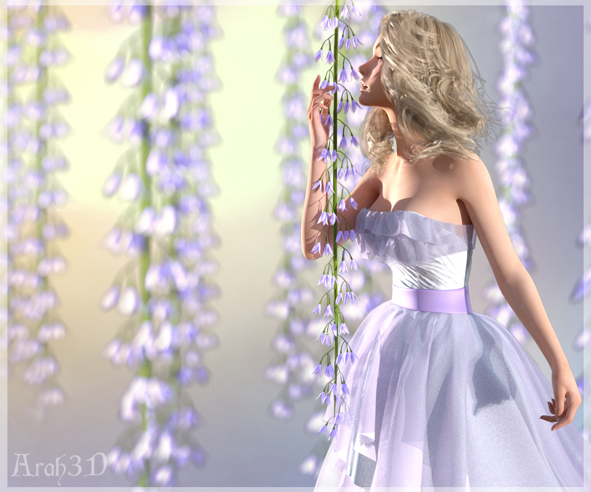 Arah3D Flower Vine Poses for Gen3 Female by N/A