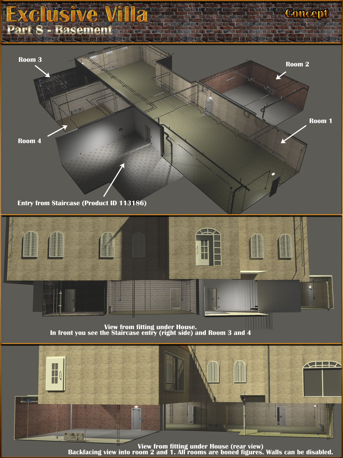 Exclusive Villa 8: Super Basement by N/A
