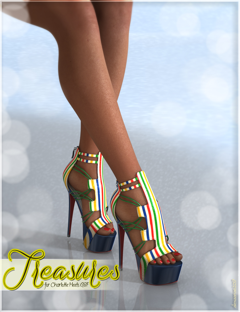 Treasures Charlotte Heels G3f G8F by N/A