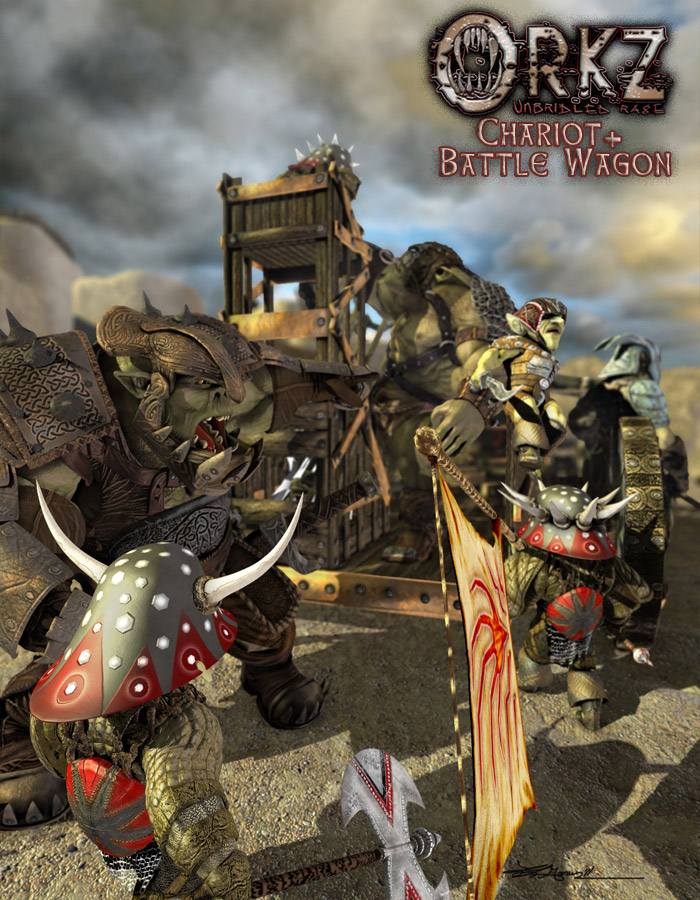 Orkz: Triceratox - Battle Wagon, Chariot and Bolt Thrower by N/A
