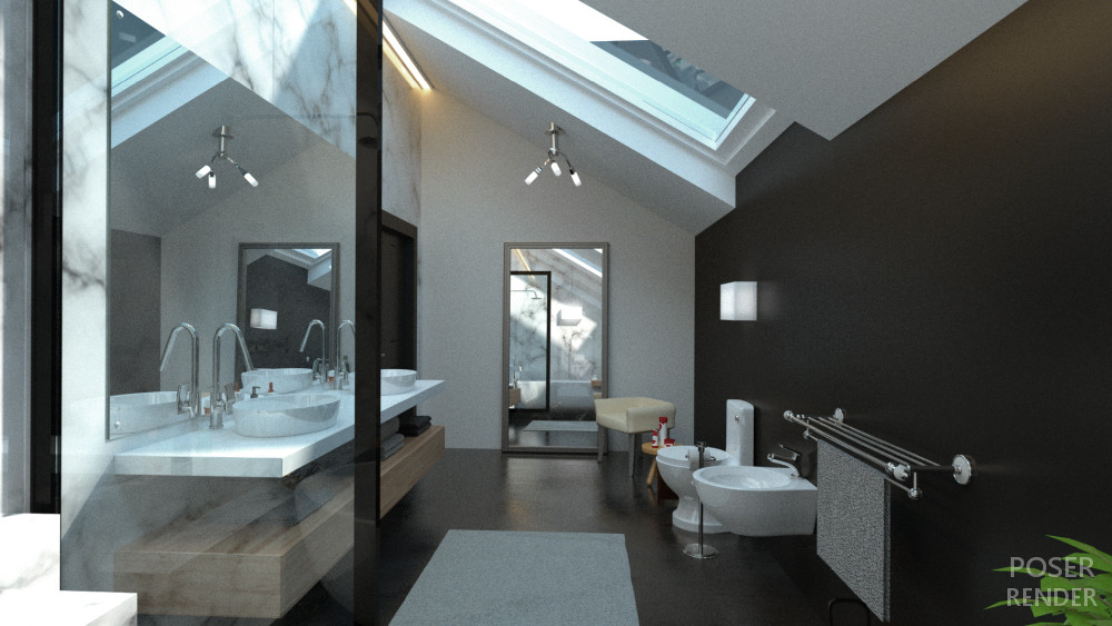 Compact Bathroom by N/A