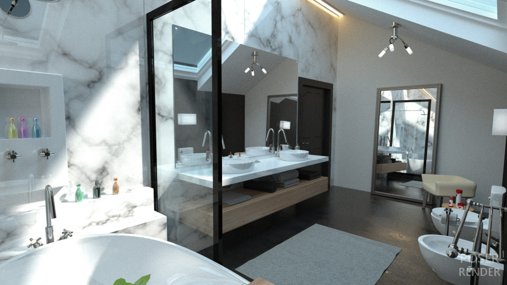 Compact Bathroom by N/A