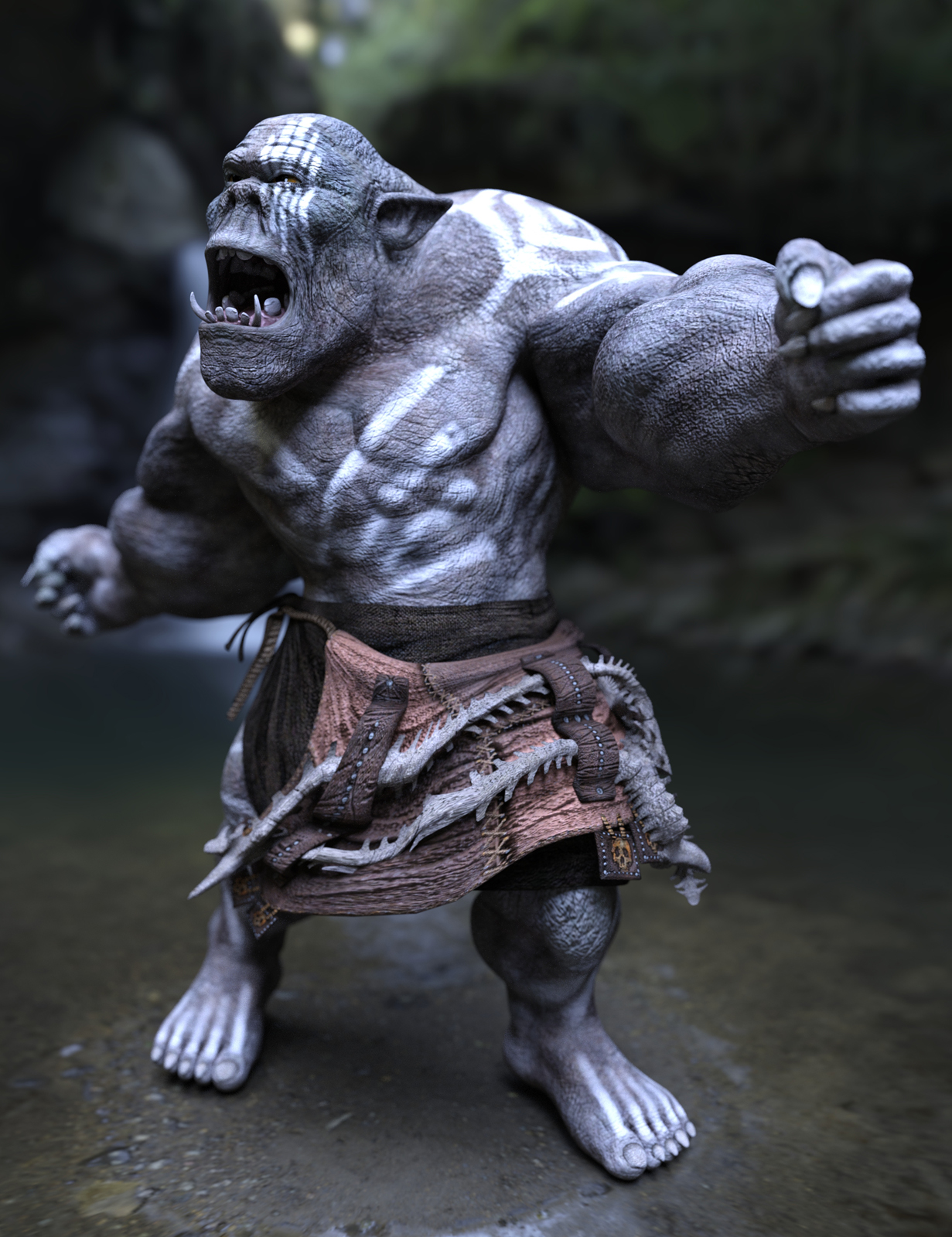 Orkz: Grey Orkz Skin Textures by N/A
