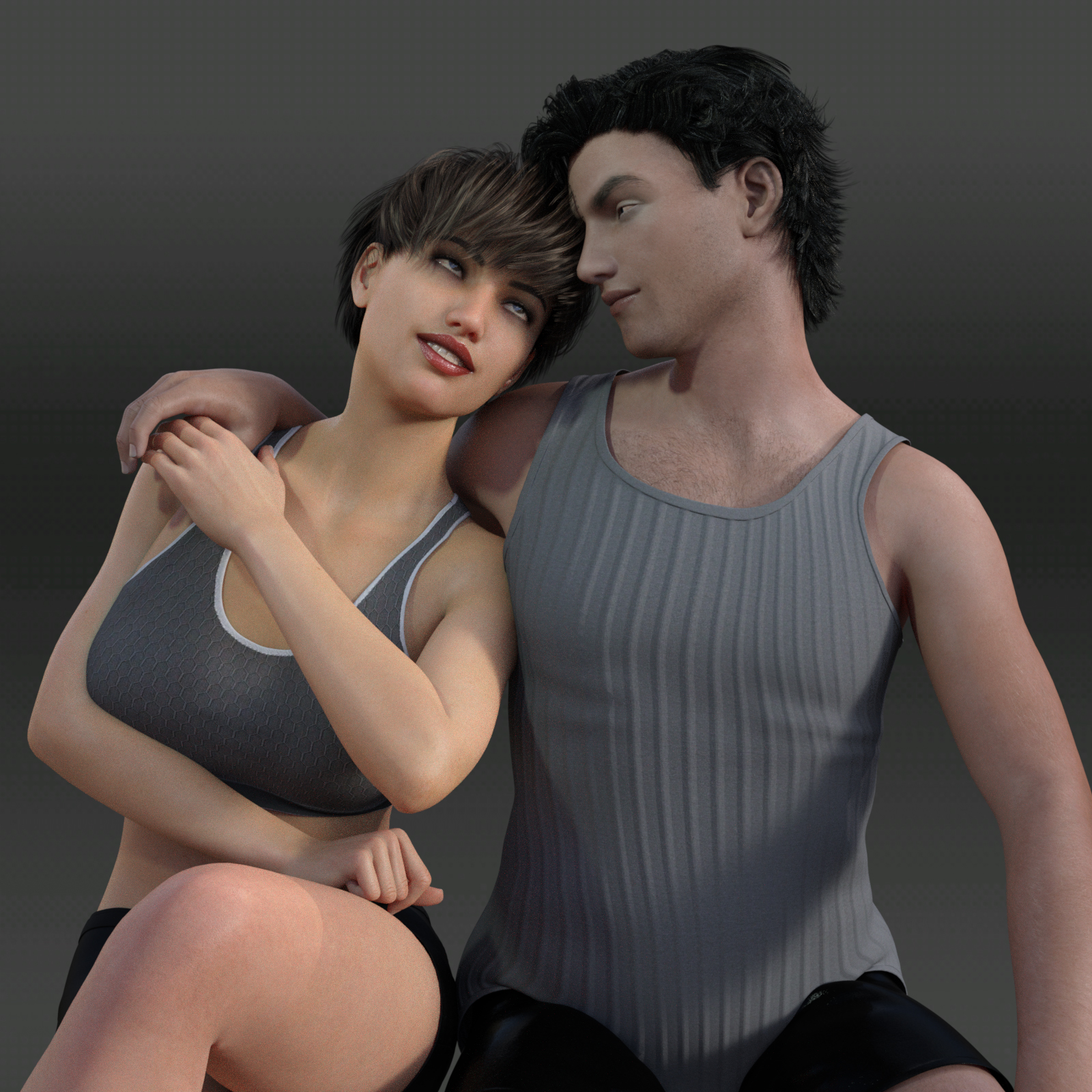 Romantic Encounters for Genesis 8 Male and Genesis 8 Female by N/A