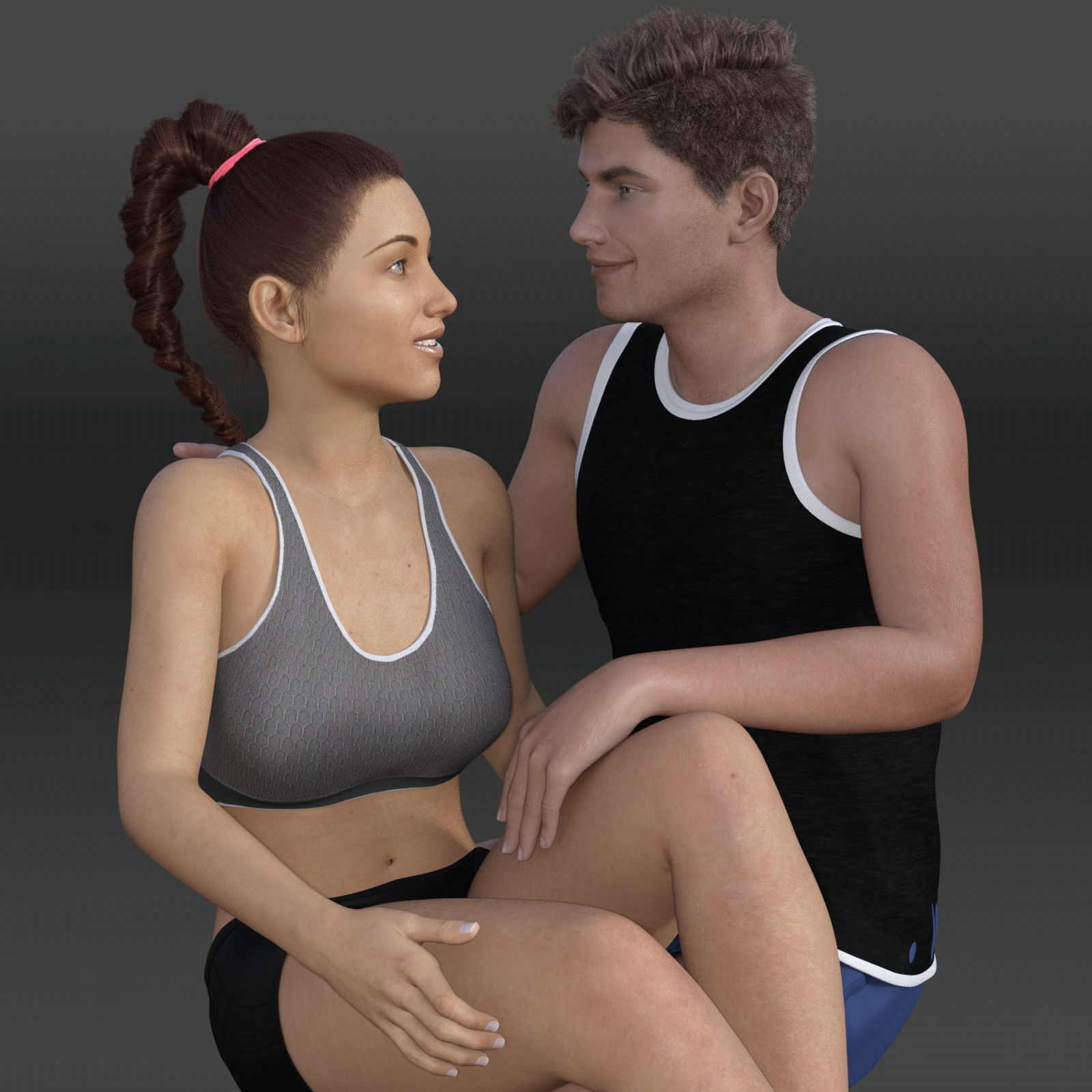 Romantic Encounters for Genesis 8 Male and Genesis 8 Female by N/A